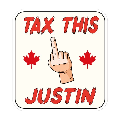 Adesivo tax this justin - adesivo,