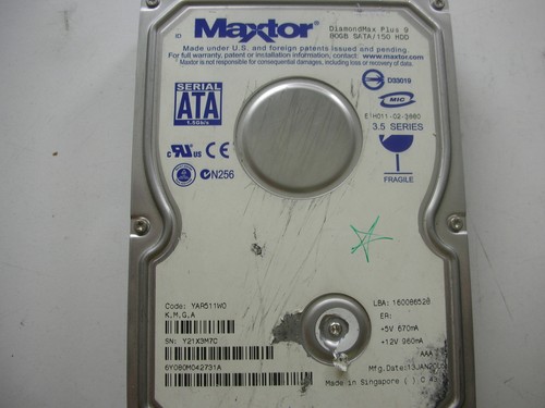 Maxtor diamondmax plus 80gb - maxtor,