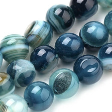 23 perles naturelles en agate