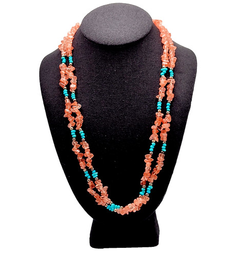 Collana vintage multifilo