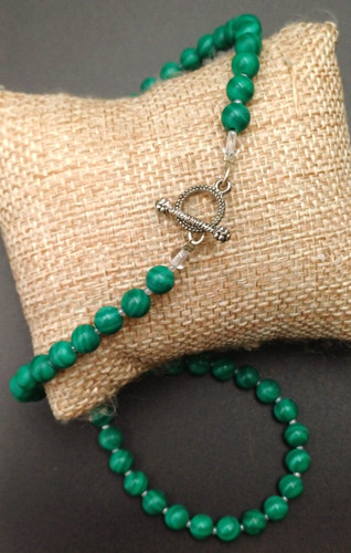Collana girocollo perle - perle, di