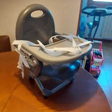 SEGGIOLONE CHICCO PER RIALZO SEDIA, COMENUOVO, GRIGIO IDEALE FINO A 3 ANNI