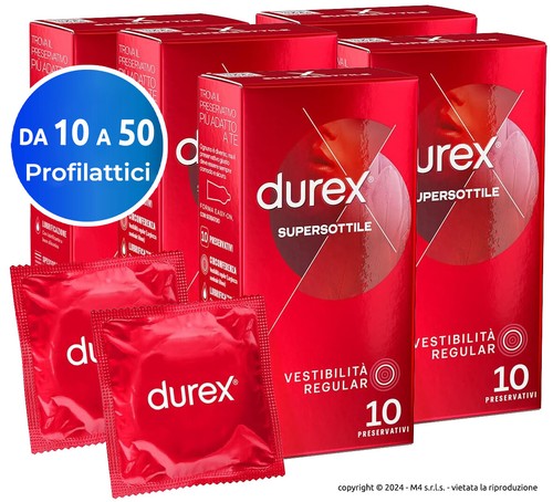 Preservativi sottili durex - preservativi,