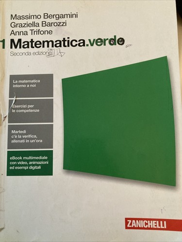 Matematica verde vol 2 - -, 2°
