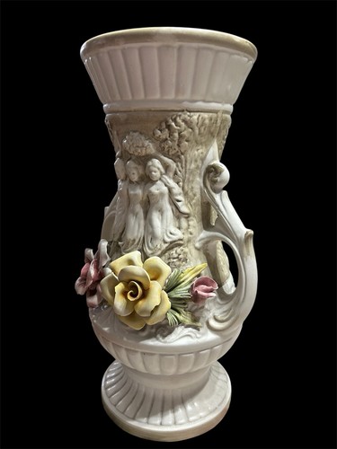 Capodimonte vaso porcellana - di,