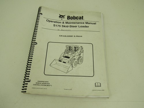 Bobcat s175 skid - s175, skid-steer