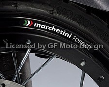 Kit Adesivi Rim Decalcomanie Ruota Bianco Marchesini Ducati Aprilia KTM RC8 