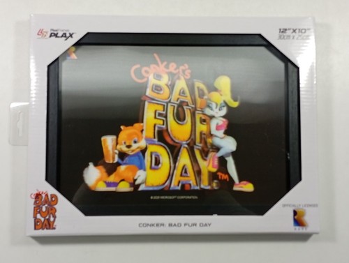Conker bad fur day framed - fur,