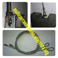 Coppia di cavi in acciaio