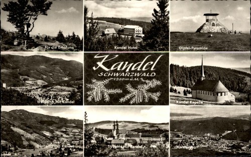 Kandel foresta nera cartolina - nera,