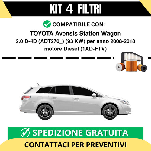 Kit filtri tagliando per - tagliando,