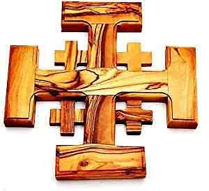 Croce gerusalemme legno di - croce, in