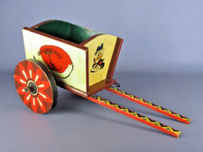 Carretto legno giocattolo