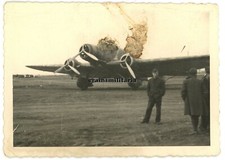 Orig. Foto Savoia Marchetti SM.79 aereo all'aeroporto FOGGIA Italia 1941