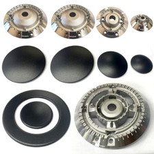 Lofra kit bruciatori + spartifiamma opachi cucina 5 fuochi piano cottura