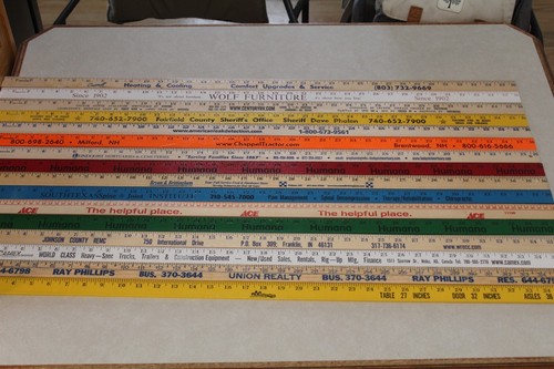 Lotto yardstick legno - 16,