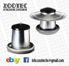 MANGIATOIA PER GALLINE PER POLLI ANATRE PULCINI LAMIERA ANTIPIOGGIA 5 KG OVAIOLE