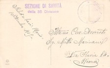 2270) WW1, VICENZA, SEZIONE SANITA' 35 DIVISIONE.