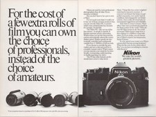 Pubblicità stampa Nikon 1981