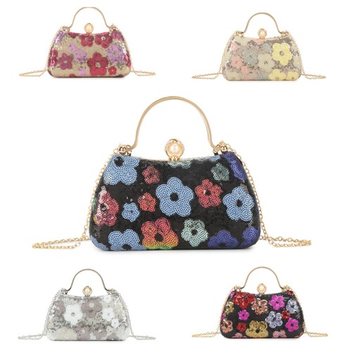 Pochette donna floreale