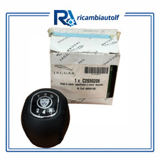 Pomello Leva Cambio Pelle Nero