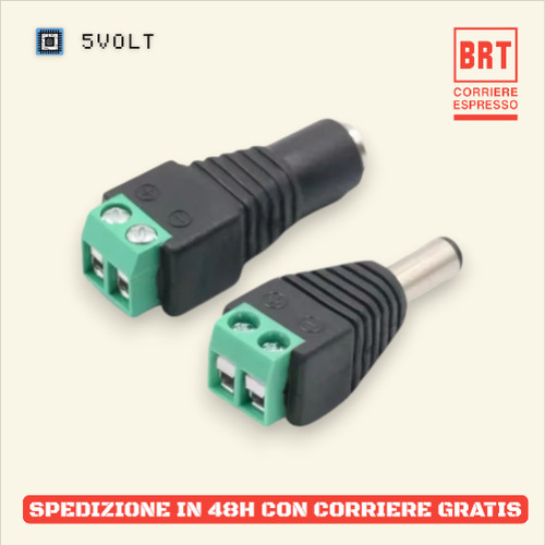 Coppia connettore spina - connettore,