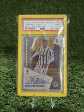 Cristiano Ronaldo/10 Auto Gold Fc Juventus Panini Mosaic Serie A Soccer 2020-21