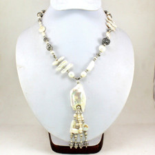 Collana perla acqua bianca - perla,