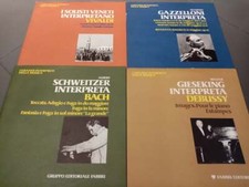 LP I grandi interpreti della musica, lotto 4 vinili - Debussy Bach Vivaldi