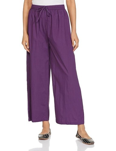 Pantaloni donna rayon plazzo - donna,