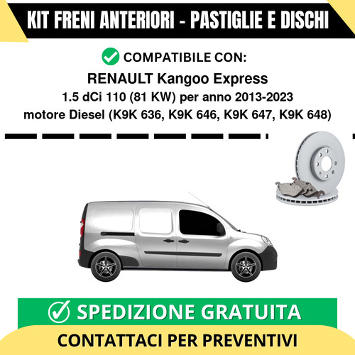 Kit freni anteriori - freni,