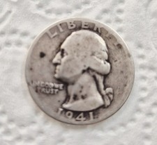 Antik USA 1/4 Dollar 1941