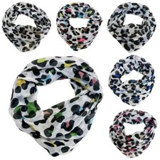 Sciarpa Leo Loop Con Leopardo