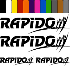 Adesivo RAPIDO sticker camper