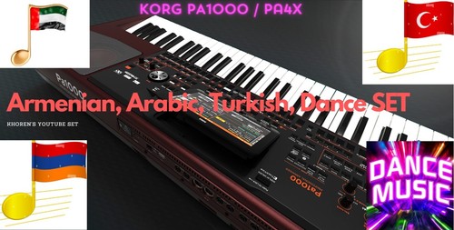 Set korg pa1000 pa4x musica - korg,