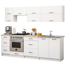 Cucina Lineare 240 Cm Moderna