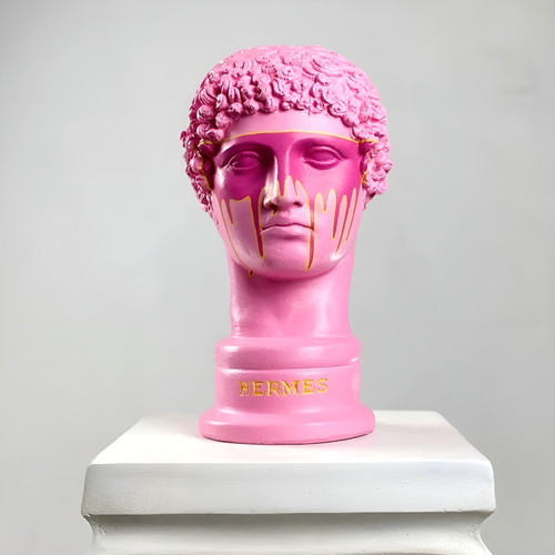 Busto scultura hermes - scultura, a