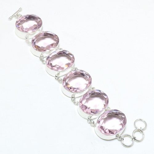 Bracciale con gioielli fatti - , a
