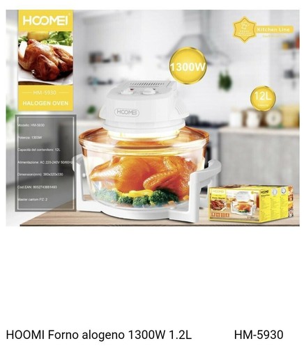 Hoomei forno alogeno - forno, 1300w