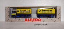 ALBEDO Scala 1:87 Volvo F89 Motrice + rimorchio " DEUTRANS "  --- Herpa Rietze