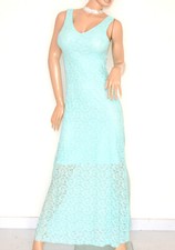 Abito Lungo donna verde acqua