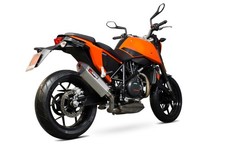 KTM Duke 690 12-16 Scorpion Scarico Serket Parallelo Spazzolato SS Slip-on RKT79SEO