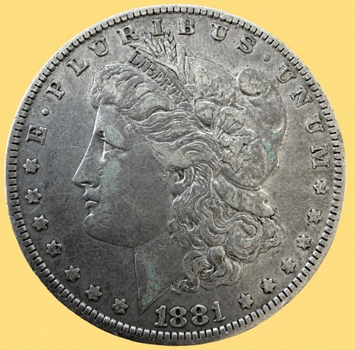 1881 morgan dollar usa - usa, 1