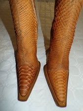 STIVALI PUMA N 40 100% REAL  PYTHON SKIN MADE IN ITALY