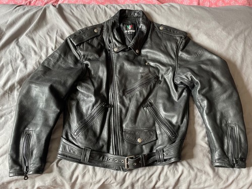 Dainese elvis black leather - dainese, 'elvis'