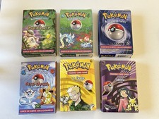 Pokemon Mazzi Tematici VUOTI lotto 6 Scatole