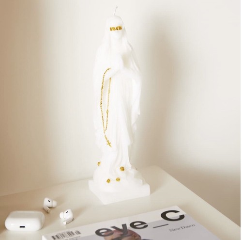 Candela statua bianca - , wacko