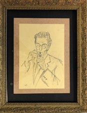  Disegno a   pastello acquerellato   24,5x34,5    - NC1109