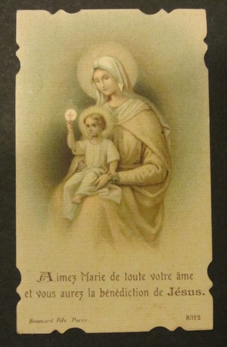 Canivet santino holy card - santino,