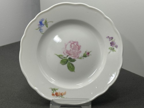 Piatto rose porcellana meissen - piatto,